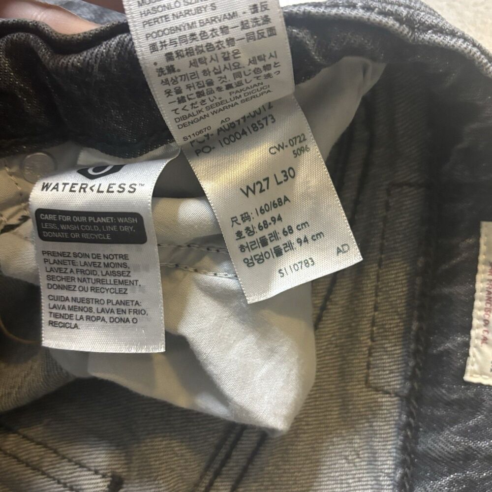 Levi’s Black 70s High Flare BIG E Zip Fly Premium Cotton Women’s Size 27 X 30 - Picture 9 of 11